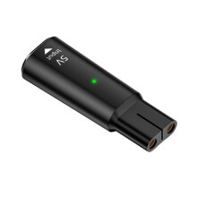 Ladeadapter für Rasierer/Haarschneider, kompatibel mit Philips, Typ-C auf 5V, einsteckbar (schwarz)