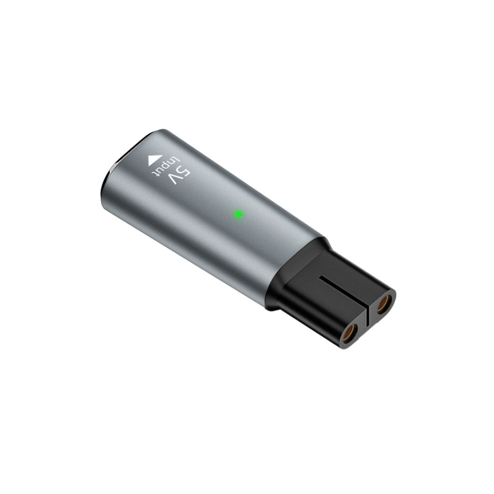 Grey Shaver/Hair Clipper Charging Adapter Compatible Philips, Type-C To 5V Single-Slot (Grey)