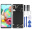 (Black) Schermo LCD Super AMOLED per Galaxy A71 Digitizer assemblaggio completo con cornice (nero) 1