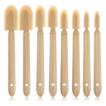 8 Pezzi Kit di Strumenti per Calafataggio In Gomma, Strumento di Finitura Riutilizzabile per Mastice, Spatola, Strumento Levigante per Battiscopa In