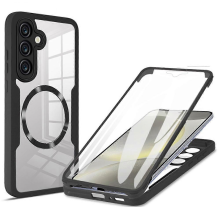 Kompatibel mit Samsung Galaxy S25 und MagSafe CD Vein PC+TPU+Acryl Rundumschutz-Handyhülle