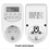 EU-Stecker-Zeitschaltuhr, digitale Steckdose, energiesparend, einstellbar, programmierbar 2