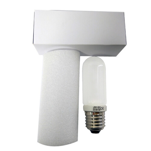 Halolux Ceram 150W E27 Halogenlampe, dimmbar, matt, 2-teiliges Set 1