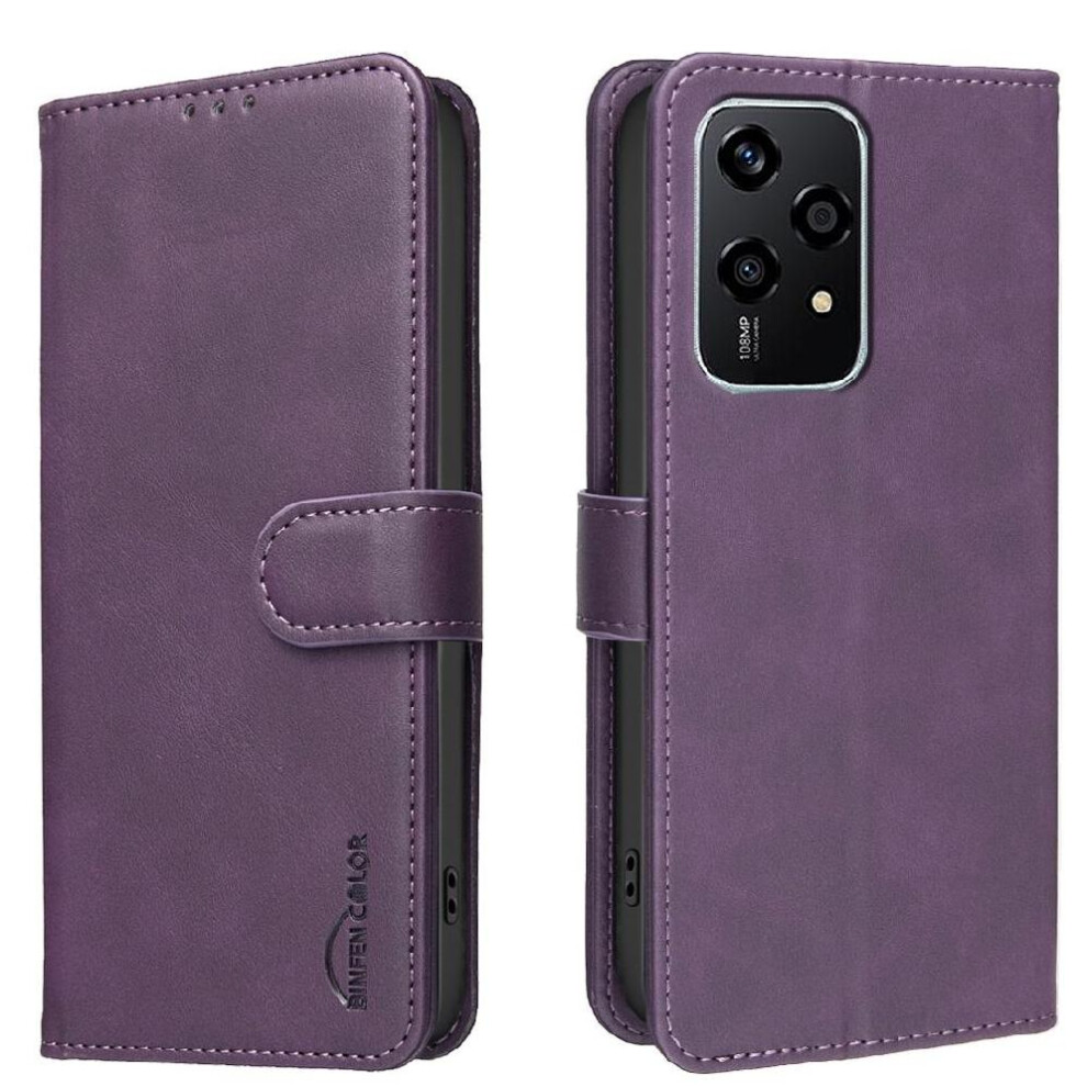 Wallet Case For Honor 200 Lite - Kickstand, Rfid Blocking, 3 Card Slots, Shockproof Tpu, Magnetic All Round Shockproof Convenient Kickstand Drop 764563373871