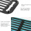 Plastic Dish Drainer Dryer Tray Large Sink Drying Rack Worktop Drain Rack Kitchen Water Filter Tray-White 5