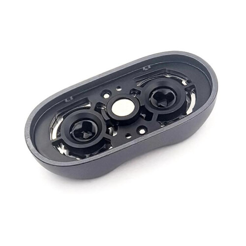 Compatible Head Compatible Xiaomi S200 Electric Shaver, Double-Ring Floating Blade Assembly (Silver). silvery 2
