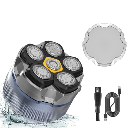 Συμβατή μαγνητική ξυριστική μηχανή Smart Six-Blade που πλένεται (USB)