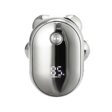 Compatibel met Vgr V-395 elektrisch scheerapparaat met zes mesjes en IPX6-bescherming (zilver) V-395