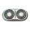 Compatible Head Compatible Xiaomi S200 Electric Shaver, Double-Ring Floating Blade Assembly (Silver). silvery 1