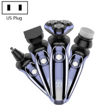 Compatible Sportsman Sm-530 Electric Men'S Shaver With Multi-Functional Base, Rechargeable, Digital Display, Washable Shaver. Specifications: Us Stan