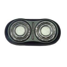 Compatibele scheerkop voor Xiaomi S200 elektrisch scheerapparaat, dubbele ring met zwevend scheerblad (zwart). Zwart