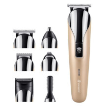 Tondeuse à cheveux électrique multifonctionnelle Shinon 6 en 1 compatible (version USB (dorée)) USB (dorée)