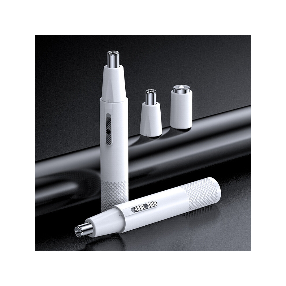Compatible Yd-112 Electric Nose Hair Trimmer, Model: Nose Hair Trimmer + Shaver (White) Nose Hair Device+Shaver