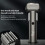 Compatible Five-Blade, Fully Washable, Led Digital Display Reciprocating Electric Shaver (Space Gray) 2