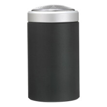 Mini recortadora de barba eléctrica portátil de viaje compatible con hombres (Negro) Negro