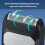 Rasoir électrique à piston compatible, rechargeable (noir/or) Noir Or 5