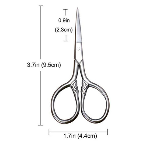 Two Small Beauty Scissors And Cosmetic Tools (Pointed Tip) Compatible Sale. 2 PCS Pointed Head 2