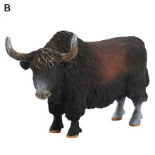 (B) Yak Model Realistic Education Toys Novelty Simulation Bull Action Figures Kids Gifts