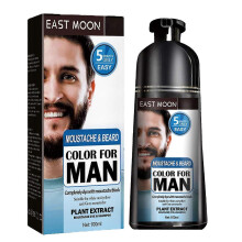 Beard Hair Dye for Men with Instant Dye Booster Applicator Waterproof Dye for Gray White Hair Beard