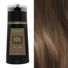 (Light Brown) Hair Dye Shampoo, Nova Hair Instant Dye Shampoo,Hair Color Shampoo for Hair