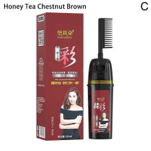 (Chestnut) Colorful Plant Hair Dye W/ Innovative Comb ApplicatorNatural Plant Hair Dye