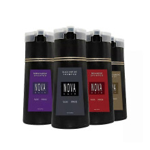 (Black) 2025 Nova Hair Dye Shampoo, Nova Hair Instant Dye Shampoo,Hair Color Shampoo for Hair