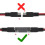 SAE Connector SAE to SAE Polarity Reverse Quick Disconnect Cable Plug Adapter for Solar Panel Battery Charger-5Pack 4