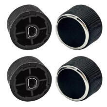 4 Pcs Rear Radio Audio Volume Control Knob Dial Tuner for Chevy Tahoe 07-13 22912547 Radio Repair Kit