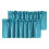 (Lake Blue) 2Pcs Blackout Valance Thickened High Shading Solid Color  Kitchen/Bathroom Soft Silky Stylish Window 1