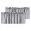 (Light grey) 2Pcs Blackout Valance Thickened High Shading Solid Color  Kitchen/Bathroom Soft Silky Stylish Window 1