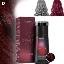 (Red) Polar Hair Dye Shampoo Polar Hair Care  HairCare Shampoo 200ML