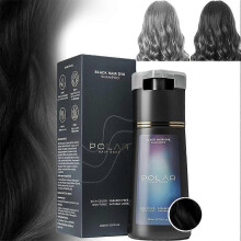 (Black) Polar Hair Dye Shampoo Polar Hair Care  HairCare Shampoo 200ML