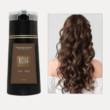 (medium brown) Nova Hair Dye Shampoo, Nova Hair Instant Dye Shampoo, Hair Dye Shampoo for Hair - HF