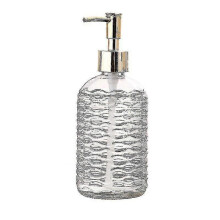 13.5 Oz/400ml Glass Soap Dispenser, Transparent 3" X 7"