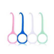 Lot de 4 instruments de retrait de gouttières transparentes Orthokey pour appareils orthodontiques amovibles Invisalign, de couleur rose, b