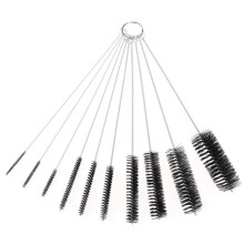 10 Unids / Set MáQuina de Café Cepillo para Botella Tubo Limpiador de Pajitas Lavador para Gafas Teclados Joyas Cepillos de Limpieza Herramientas