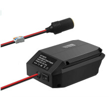 Convertisseur abaisseur CC-CC 18 V vers 12 V compatible avec les batteries Makita 18 V, les adaptateurs de batterie pour voitures électriqu