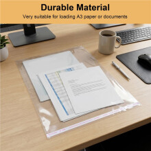 100x A3 package Bag 45x32cm Clear Resealable Plastic Self Seal Adhesive