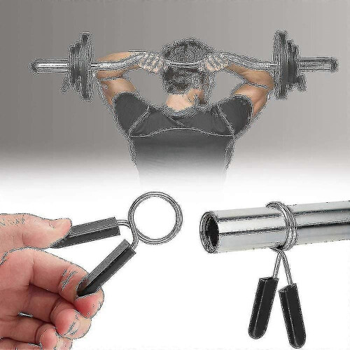 8 Pieces 25 Mm Dumbbell Dumbbell Lock Spring Locks Locking Device Dumbbell Bar - Sjue 1