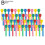 (48pcs) 24/48PCS Paw Print Bubble Wands for Kids 1