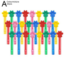(24pcs) 24/48PCS Paw Print Bubble Wands for Kids