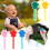 (24pcs) 24/48PCS Paw Print Bubble Wands for Kids 4