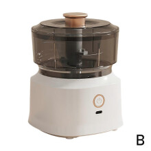 (White) Electric Mini Garlic Chopper Kitchen Multifunctional Meat Grinder