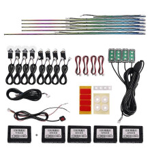 18inch Car Hidden LED Ambient Light Voice Controlled Full Colors Light Strip