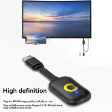 2026 4K trådløs HDMI-modtager til TV, smartphone, bærbar computer, streaming, spejling