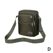 (D) Shoulder bag messenger bag nylon fabric