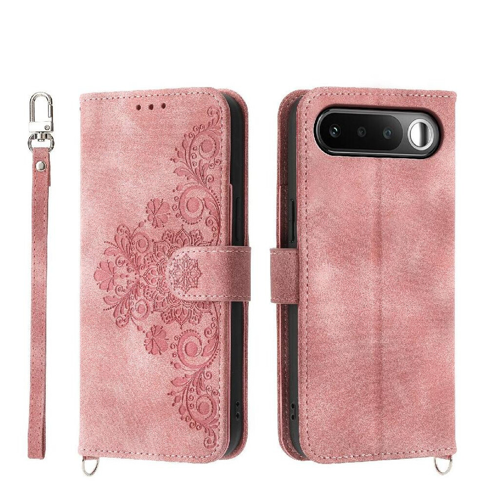 Case For Realme 16 Multiple Credit Card Slots Embossed Wristband Shockproof 764563374755