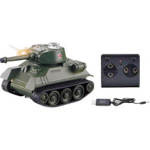 (C) 777-585 Mini Rc Tank Model Electronic Radio Control Vehicle Portable Pocket Tank