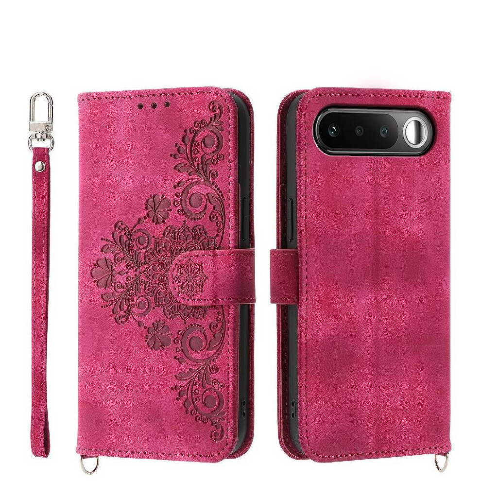 Case For Realme 16 Multiple Credit Card Slots Embossed Wristband Shockproof 764563374762
