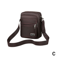 (C) Shoulder bag messenger bag nylon fabric